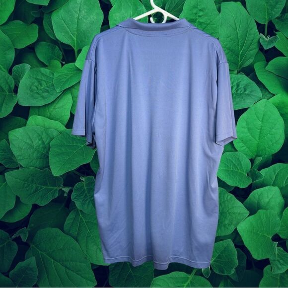 5 for $25🔥Real Essentials Sky Blue Short Sleeve Polo Shirt 2XL - Picture 2 of 4